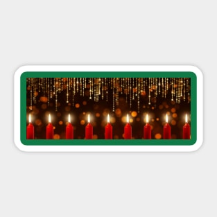 Christmas Candles Sticker